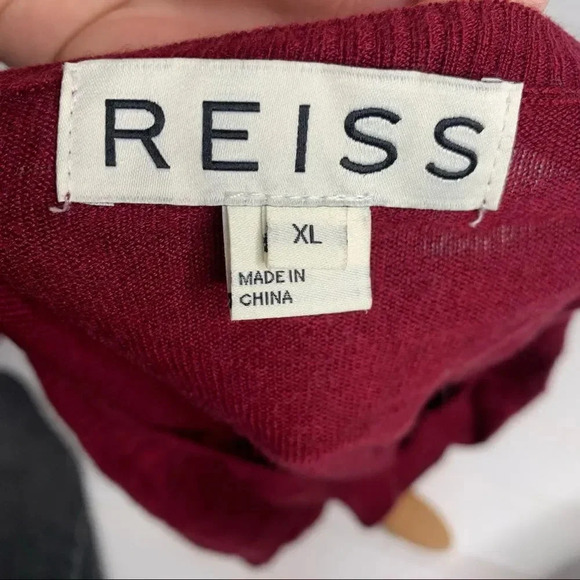 Reiss V Neck Pullover Sweater - Picture 5 of 7